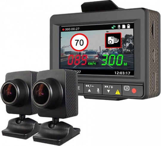 Видеорегистратор Inspector FHD Scirocco GPS (2 камеры)
