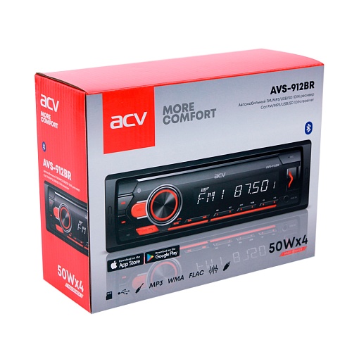 Автомобильный FM/MP3/USB/SD ресивер ACV AVS-912BR