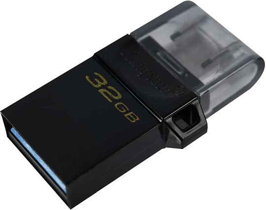 Flash накопитель Kingston DataTraveler microDuo 3 G2 DTDUO3G2/32GB, черный