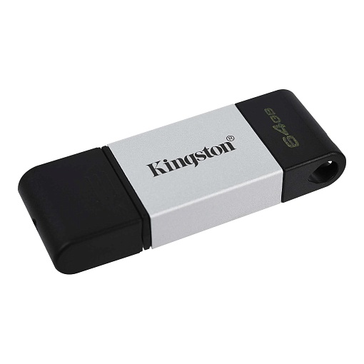 Flash накопитель Kingston DataTraveler 80 DT80/64GB, черный
