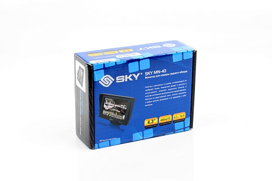 Монитор 4.3"на подставке на торпедо для камеры заднего вида SKY MN-43