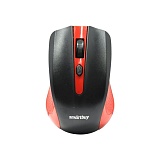 Мышь Smartbuy ONE 352, беспроводная, красный / черный