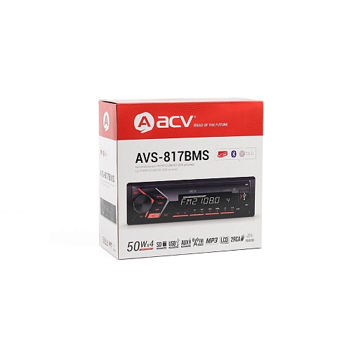 Магнитола ACV AVS-817BMS с Bluetooth