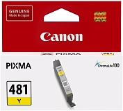 Картридж струйный CANON CLI-481Y, 2100C001