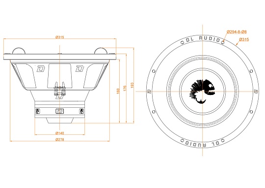 DL Audio Piranha 12 V2 Сабвуфер