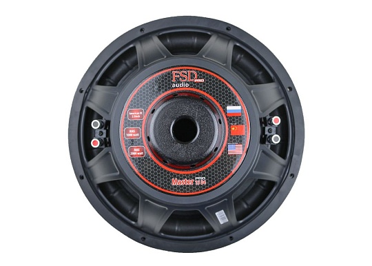 FSD audio MASTER 15D2 PRO Сабвуфер 15" 2+2Ом мах 2000Вт