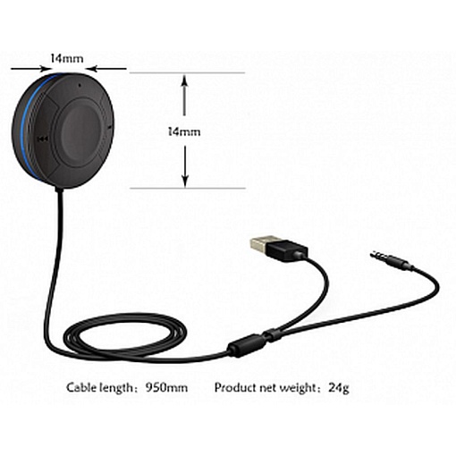 Адаптер Quantoom Bluetooth AUX SE