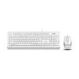 Комплект клавиатура+мышь A4 Fstyler F1010, F1010 WHITE