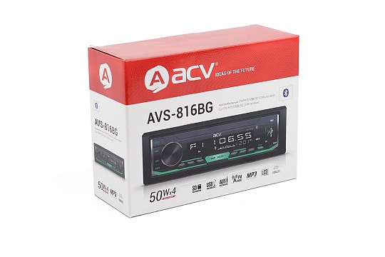Магнитола FM/USB/SD/AUX с Bluetooth ACV AVS-816BG