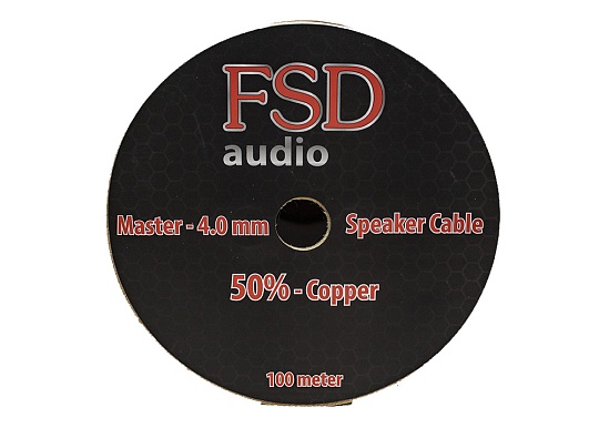 FSD audio MASTER-4.0mm Акустический кабель 4мм 50% медь (100м)