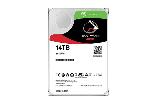 Жесткий диск HDD 14Tb SEAGATE Ironwolf, ST14000VN0008