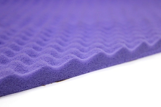 Biplast 15 Wave фиолетовый Звукопоглощающий материал (1.0*0.75 пленка) | Цена указана за 1 лист