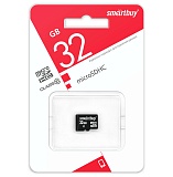 Карта памяти microSD 32Gb 10 class SmartBuy LE без адаптера