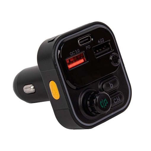 FM-трансмиттер (Bluetooth/USB) c RGB подсветкой ACV FMT-130B