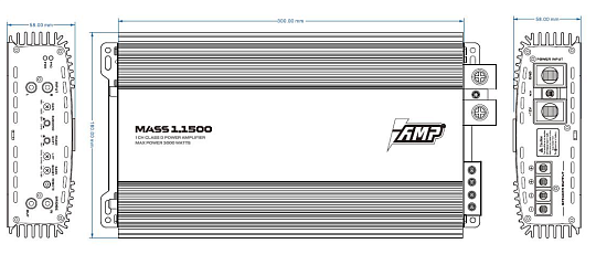 AMP MASS 1.1500 Усилитель