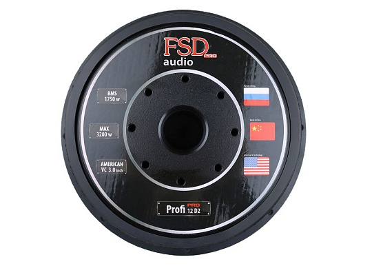 FSD audio PROFI 12D2 PRO Сабвуфер 12" 2+2Ом MAX 3200Вт