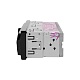 Автомагнитола FIVE F34W 1din ресивер 24V!/белая/BT/USB/SD/FM/AUX/MP3/4*45/фикс.панель