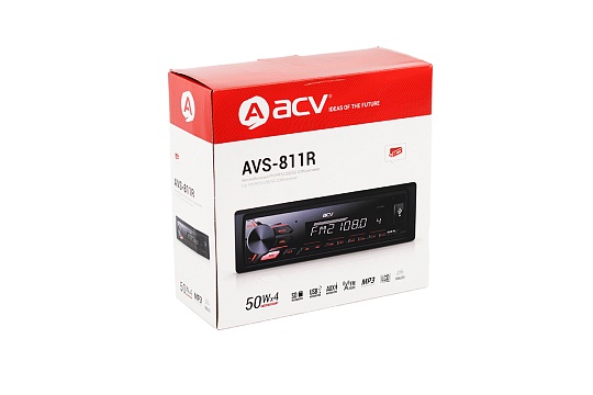 Магнитола FM/USB/SD/AUX ACV AVS-811R