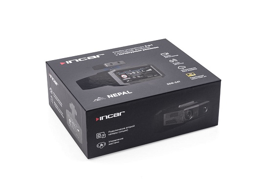 Комбо-устройство Incar SDR-241 Nepal с GPS / сигнатурный рупорный радар-детектор с обновлением по Wi