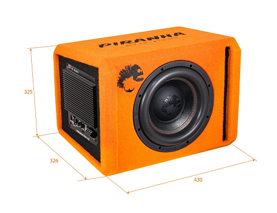 DL Audio Piranha 10A V2 Сабвуфер активный Orange
