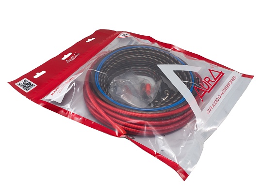 Комплект проводов AurA AMP-1408, 8Ga, 4-х канальный