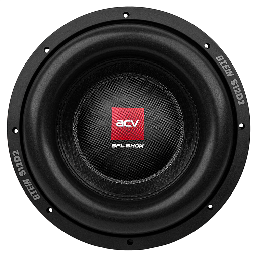 Сабвуфер SPL SHOW 1500 Вт RMS ACV STEIN S12D2 V2