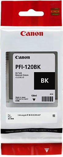 Картридж струйный CANON PFI-120BK, 2885C001