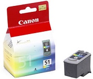 Картридж струйный CANON CL-51, 0618B001