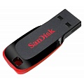 Flash накопитель Sandisk Cruzer Blade SDCZ50-128G-B35, черный, красный
