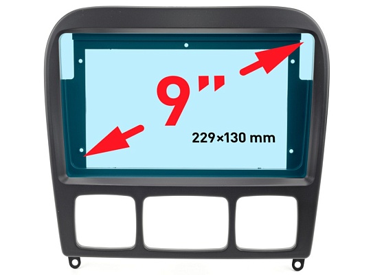 INCAR RMB-FC440 Рамка 9" Mercedes S-class(W220) 1998-2005