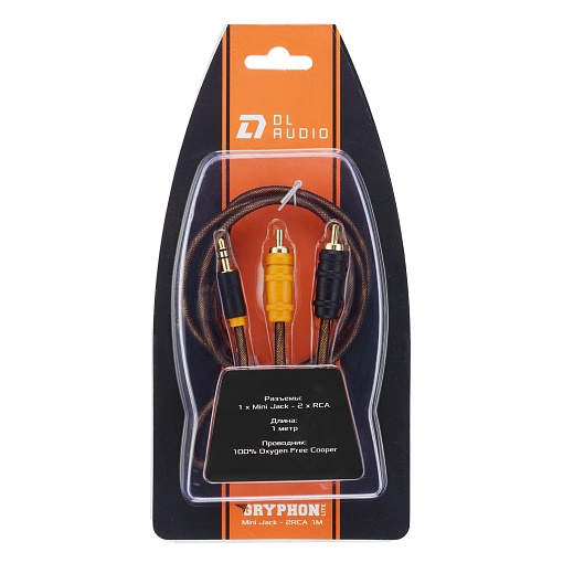 Кабель DL Audio Gryphon Lite Mini Jack-2RCA 1м