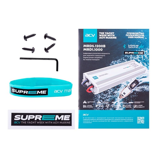 Цифровой всепогодный 1-канальный усилитель 1х1000Вт ACV MRD1.1000