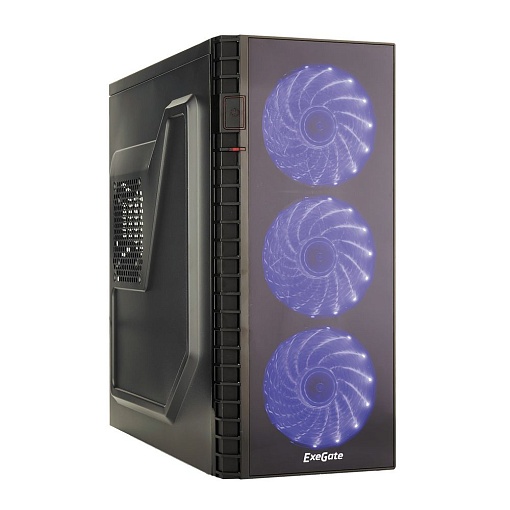 Корпус Miditower ExeGate EVO-7216-Blue-700W-12, EX278420RUS