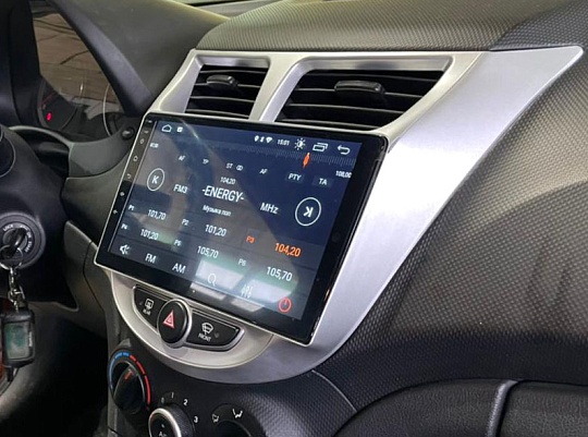 INCAR RHY-FC322 Рамка 9" HYUNDAI Solaris 2011-2017 Silver