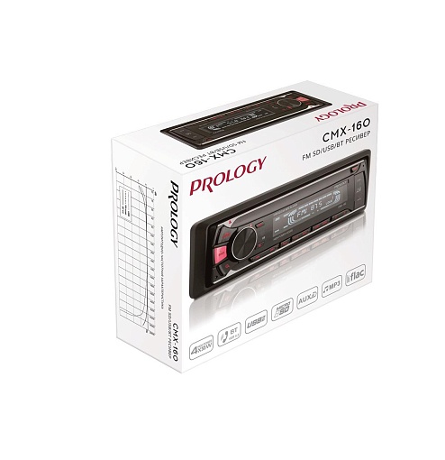 PROLOGY CMX-160 FM SD/USB ресивер с Bluetooth