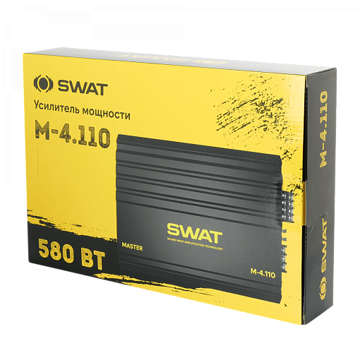 SWAT M-4.110 Автомобильный усилитель 4*110Вт AB-class
