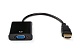 Переходник HDMI(m) - VGA(f) ATcom AT1013, 0.1 м, черный