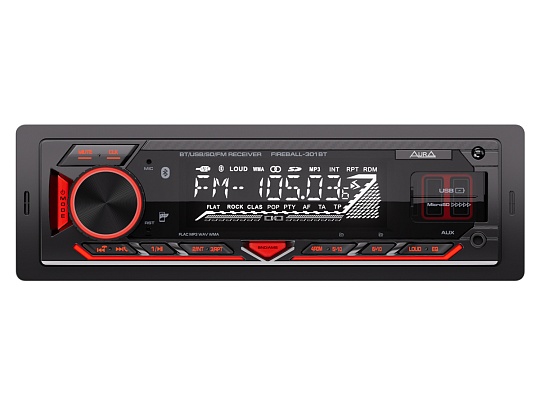 AURA FIREBALL-301BT USB/SD ресивер