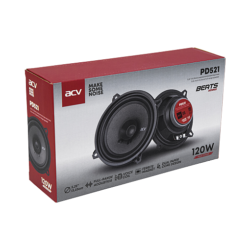 Широкополосная акустика 5 дюймов ACV PD521