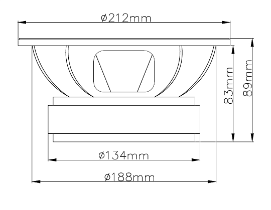 AMP Hybrid FR80M38 широкополосная (1 шт)