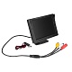 Incar CDH-135BL Монитор 5" для камеры заденго вида 2RCA 800*480 CVBS