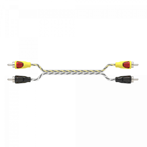 SWAT SIE-250 Межблочный кабель 2RCA-2RCA 5м витая пара МЕДЬ