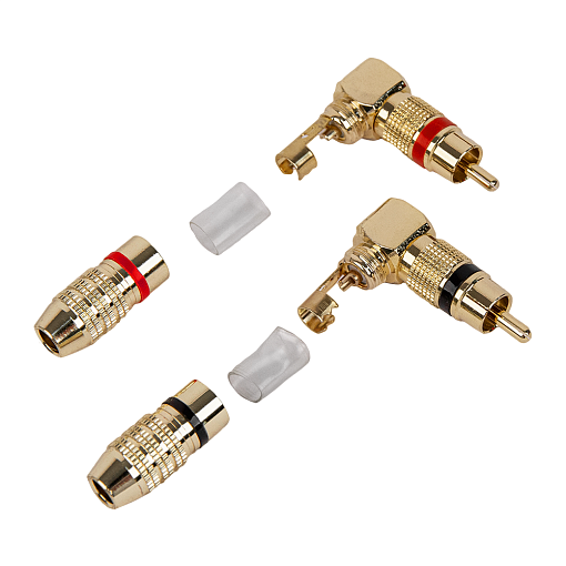 RCA коннектор угловой ACV RCA-65UD