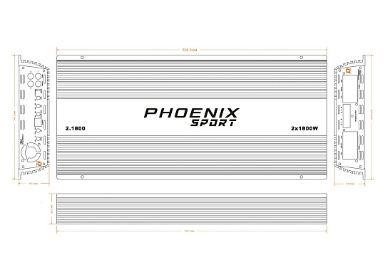 Усилитель DL Audio Phoenix Sport 2.1800