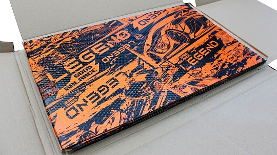 STP LEGEND 3 (0.75х0.47 м; 3 мм) гофроящик+пленка | Цена указана за 1 лист