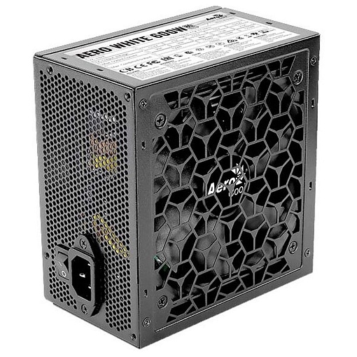 Блок питания ATX 600Вт AEROCOOL AERO WHITE, AERO WHITE 600