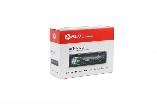 Магнитола FM/USB/SD/AUX ACV AVS-1712R