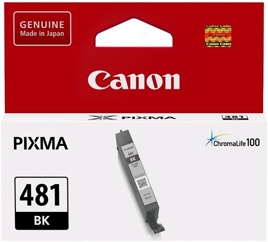Картридж струйный CANON CLI-481BK, 2101C001