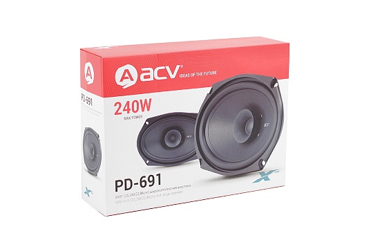 Широкополосная акустика 6 х 9 дюймов ACV PD691