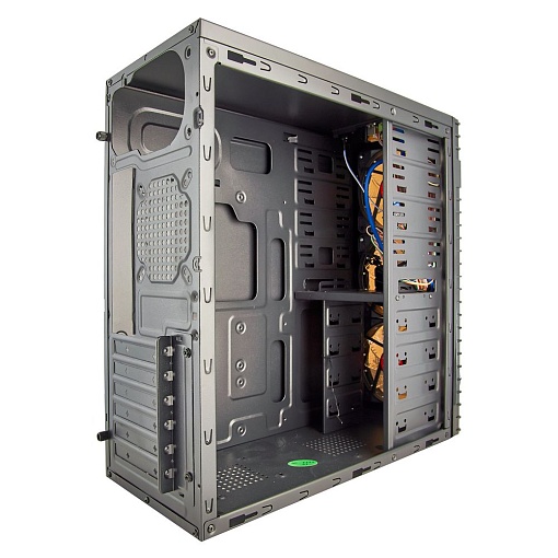 Корпус Miditower ExeGate EVO-7216-Blue-500W-12, EX278418RUS